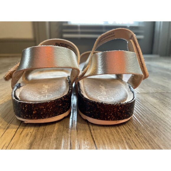 Cat & Jack Toddler Girls Belle Footbed Sandals Size 11 - Picture 3 of 6